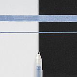 Ручка гелевая "Gelly Roll Metallic", 1.0 мм, прозрачный, стерж. синий, фото 2