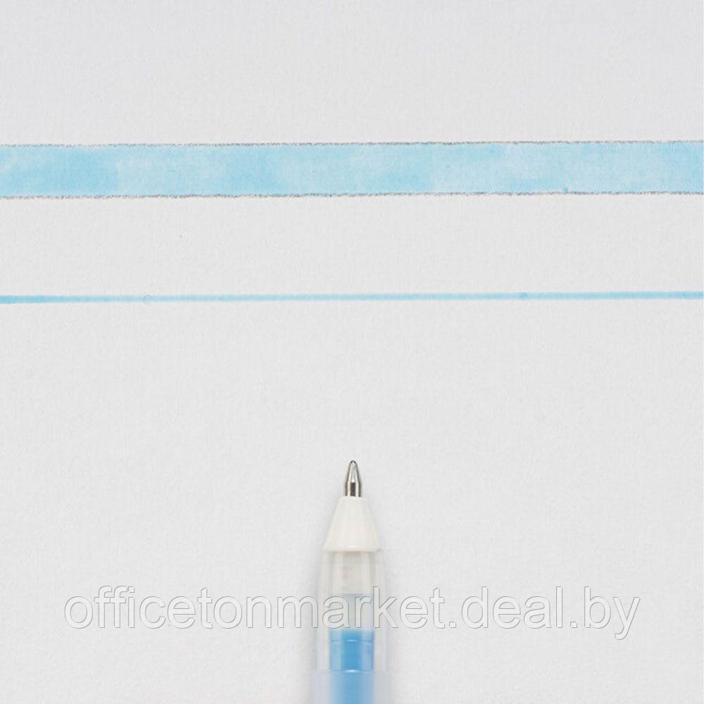 Ручка гелевая "Gelly Roll Glaze", 0.6 мм, прозрачный, стерж. голубой - фото 2 - id-p137133733