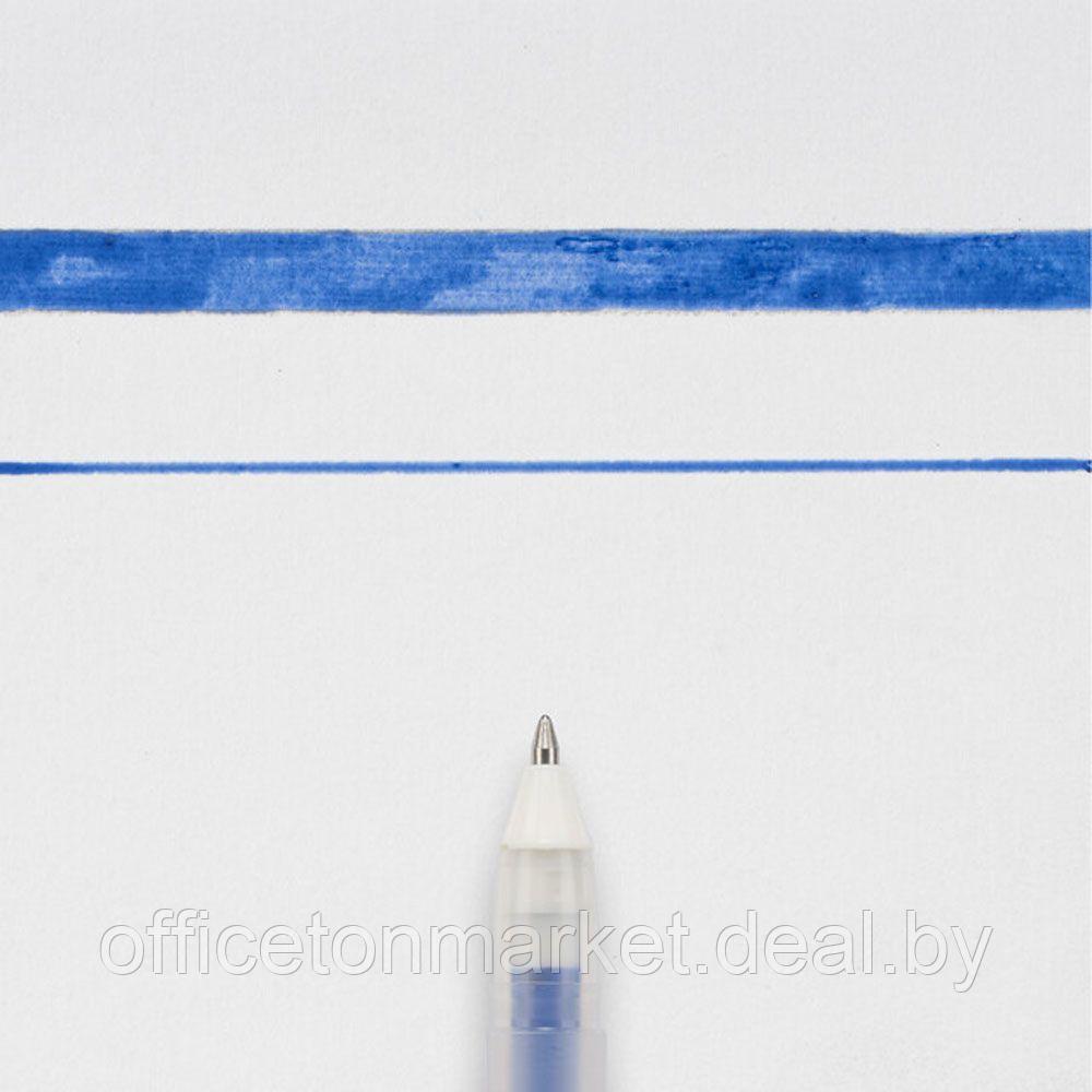 Ручка гелевая "Gelly Roll Glaze", 0.6 мм, прозрачный, стерж. королевский синий - фото 2 - id-p178285671