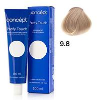 Стойкая крем-краска д/волос Profy Touch 9.8, 100 мл. (Concept)