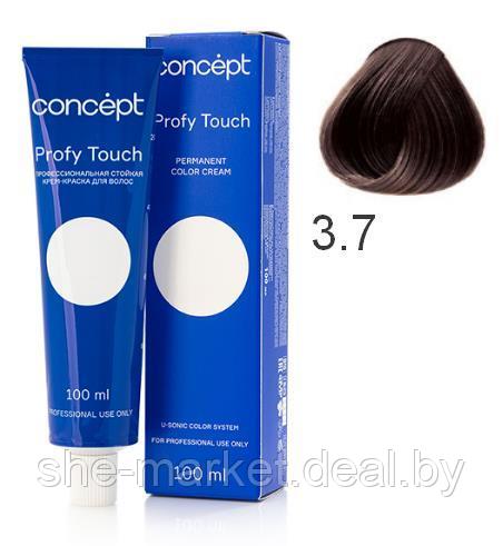 Стойкая крем-краска д/волос Profy Touch 3.7, 100 мл. (Concept) - фото 1 - id-p179499869