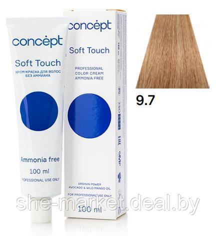 Крем-краска без аммиака Soft Touch 9.7, 100 мл (Concept) - фото 1 - id-p179500960