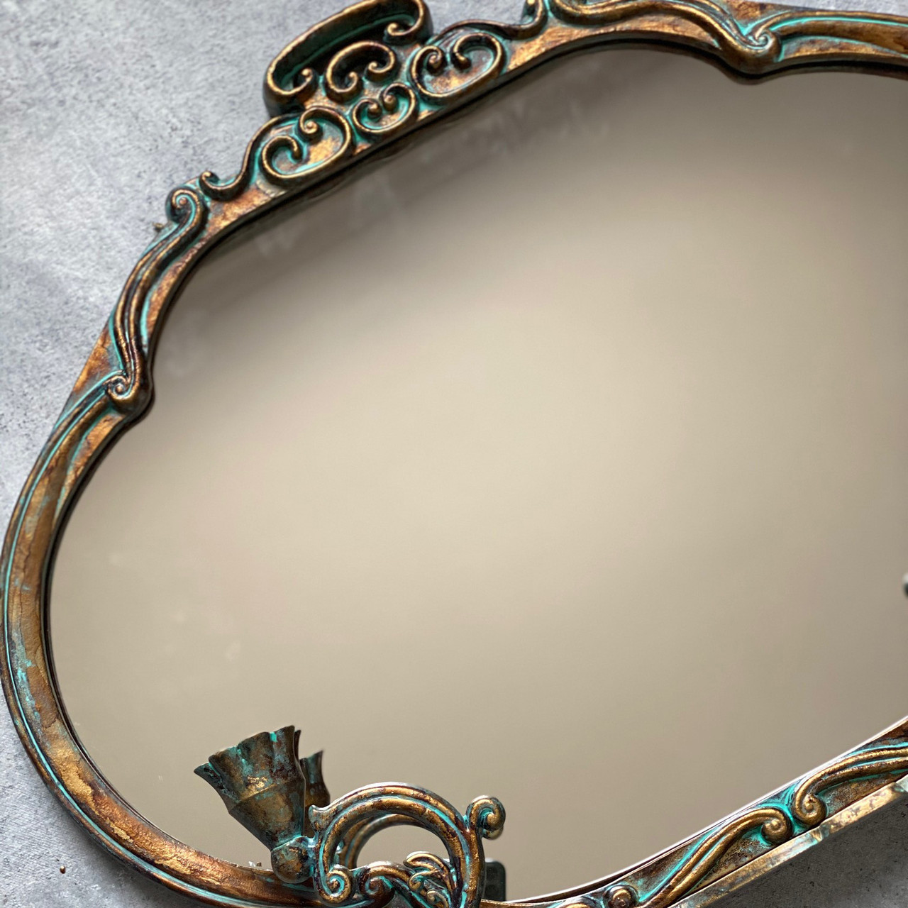 Зеркало настенное с подсвечниками Тайна старого замка - фото 3 - id-p150720709