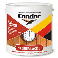Лак акриловый интерьерный Condor Interier Lack 30 бесцветный полуматовый 0,7 кг