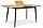 Стол обеденный SIGNAL VITRO II 120 раскладной, дуб/графит, 120-160/80/75, фото 2