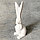Фигурка Кролик-заяц белый с длинными ушами большой, фото 4
