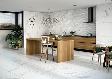 Плитка керамическая глазурованная PUNE CUADROS BLANCO MOSAIC MATE 30X60, фото 2