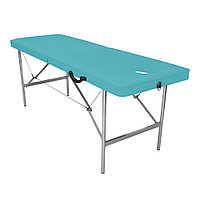 Массажный стол Mass-stol 180х60х70 см (бирюзовый) + подушка