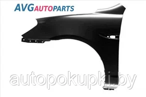 Крыло (левое) HYUNDAI ACCENT 3/5D 2000-2002,  с отв. повторителя, без  молдинга, PHN10014CL