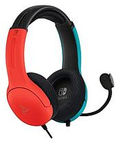 Наушники PDP LVL40 (для Nintendo Switch, синий/красный), фото 2