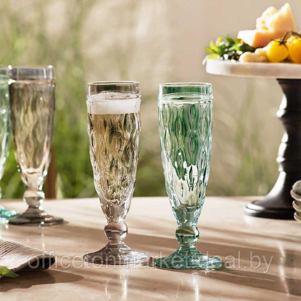 Набор бокалов для шампанского "Brindisi", стекло, 140 мл, 6 шт, серый - фото 3 - id-p175135140