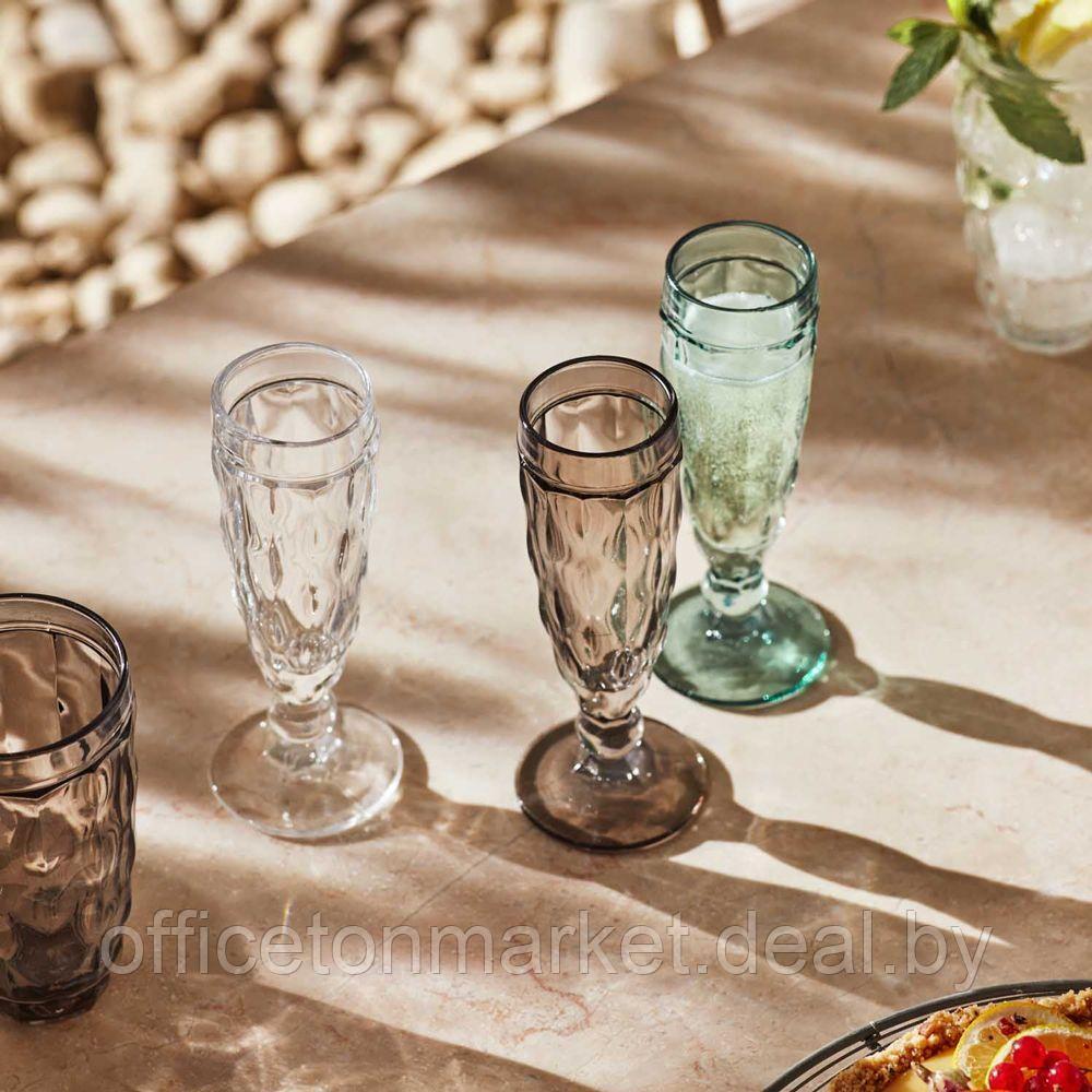 Набор бокалов для шампанского "Brindisi", стекло, 140 мл, 6 шт, серый - фото 4 - id-p175135140