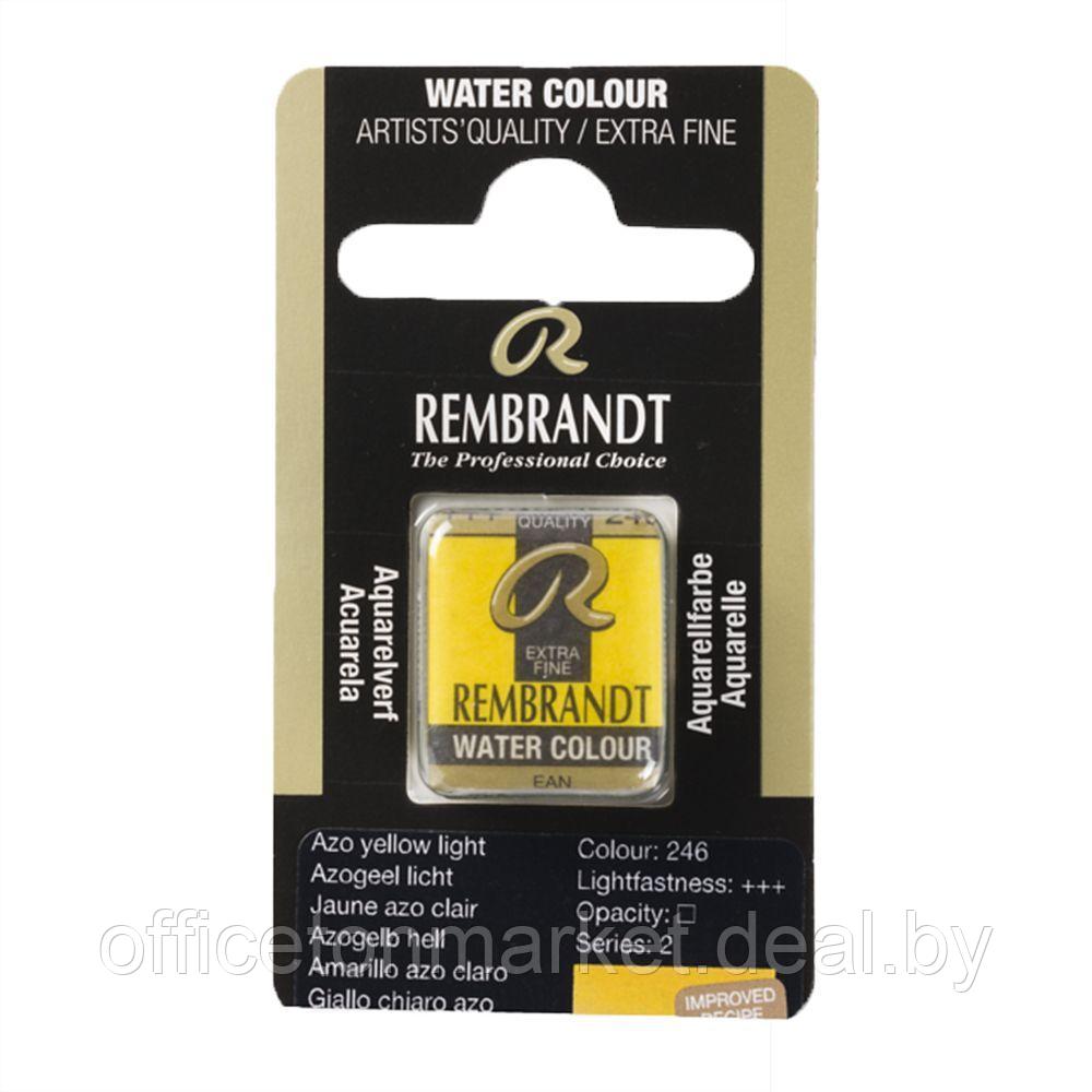 Краски акварельные "Rembrandt", 246 желтый AZO светлый, кювета - фото 1 - id-p178284041
