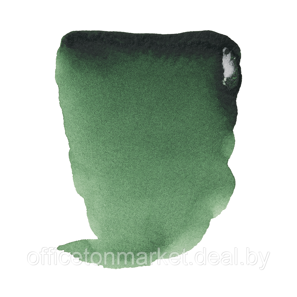 Краски акварельные "Rembrandt", 645 зеленый натуральный темный, кювета - фото 2 - id-p178284069
