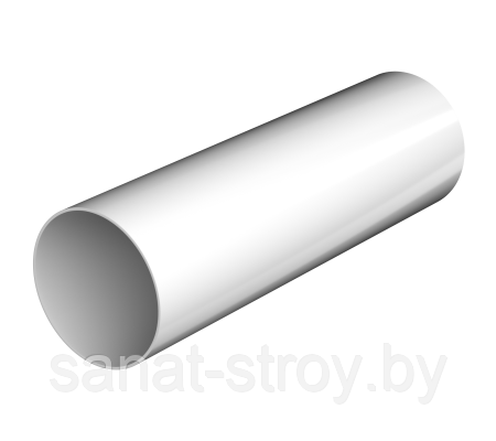Труба водосточная (3м) Технониколь  ПВХ D125/82 мм  Белый, фото 2