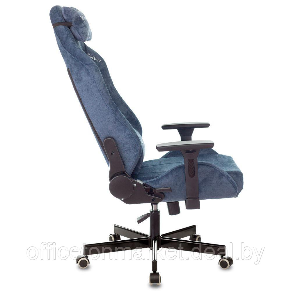 Кресло игровое Бюрократ "VIKING KNIGHT N1 Fabric", ткань, металл, синий - фото 4 - id-p172829090
