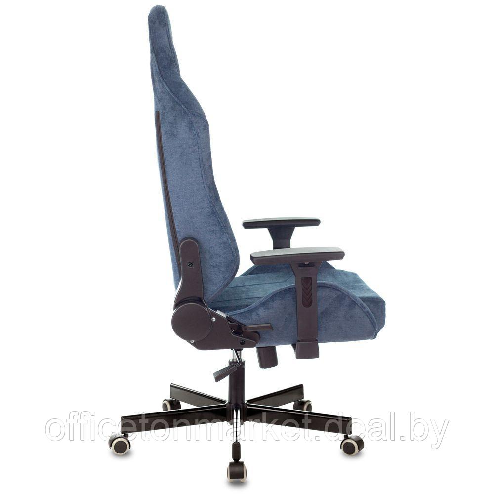 Кресло игровое Бюрократ "VIKING KNIGHT N1 Fabric", ткань, металл, синий - фото 7 - id-p172829090