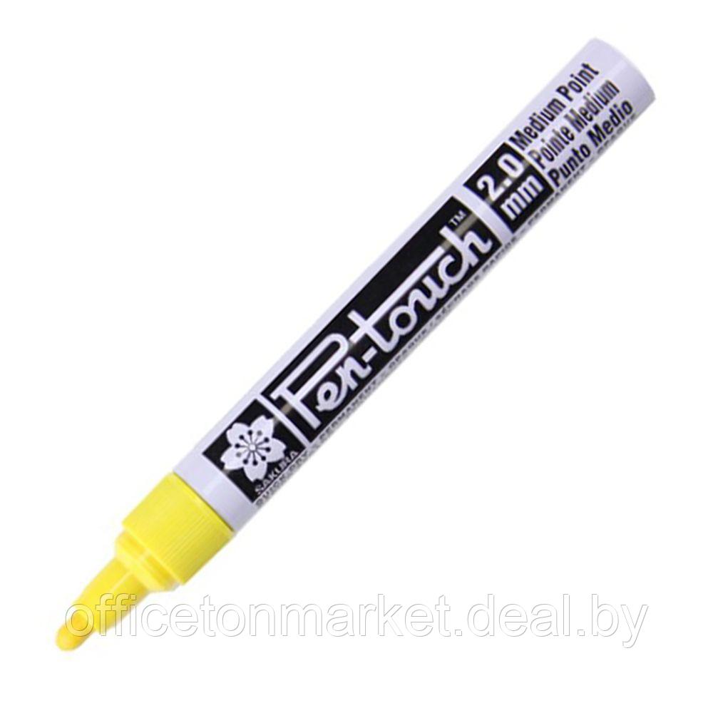 Маркер перманентный "Pen-Touch", M, желтый - фото 1 - id-p137130326