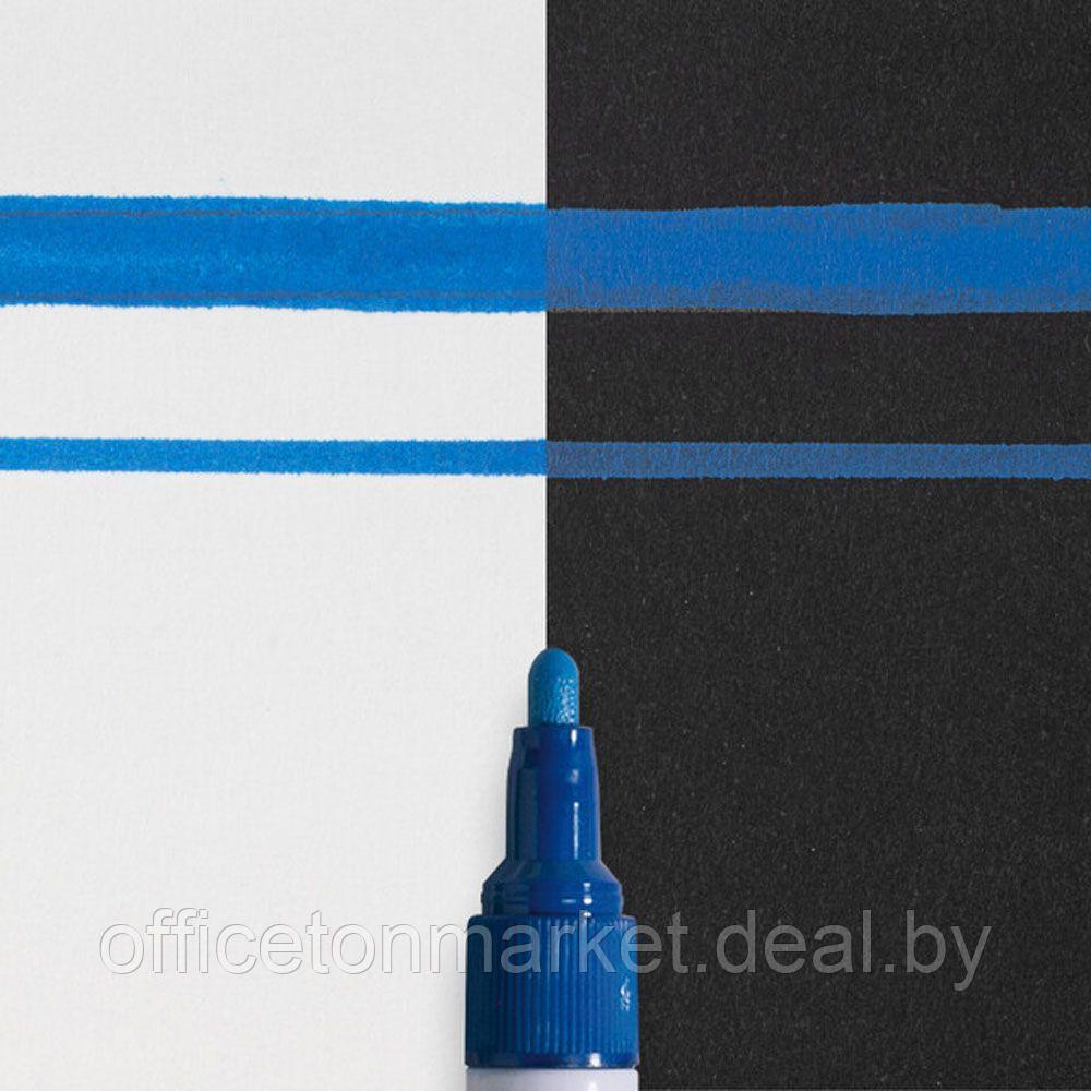 Маркер перманентный "Pen-Touch", М, синий - фото 2 - id-p170182199