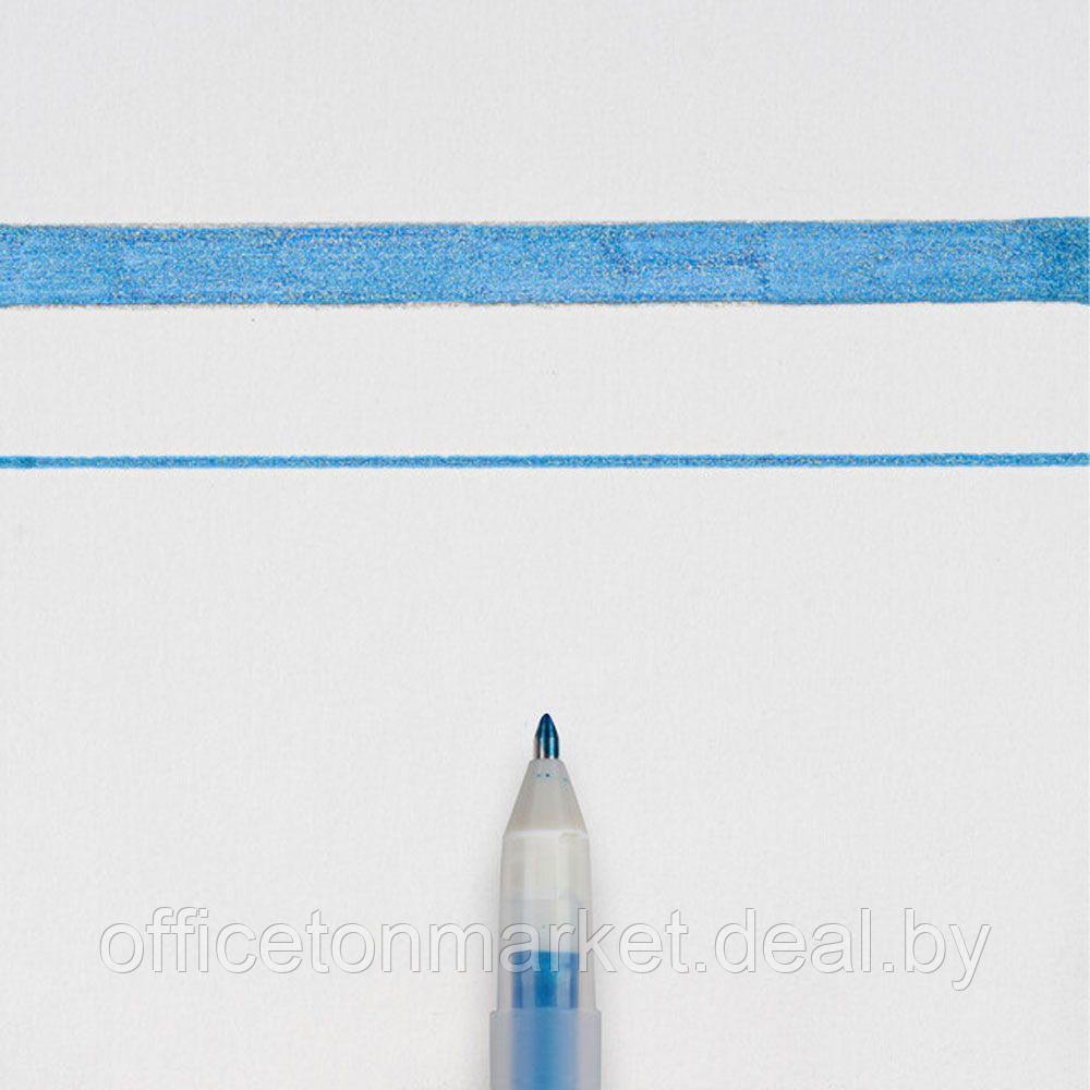 Ручка гелевая "Gelly Roll Stardust", 0.5 мм, прозрачный, стерж. синий - фото 2 - id-p137133757