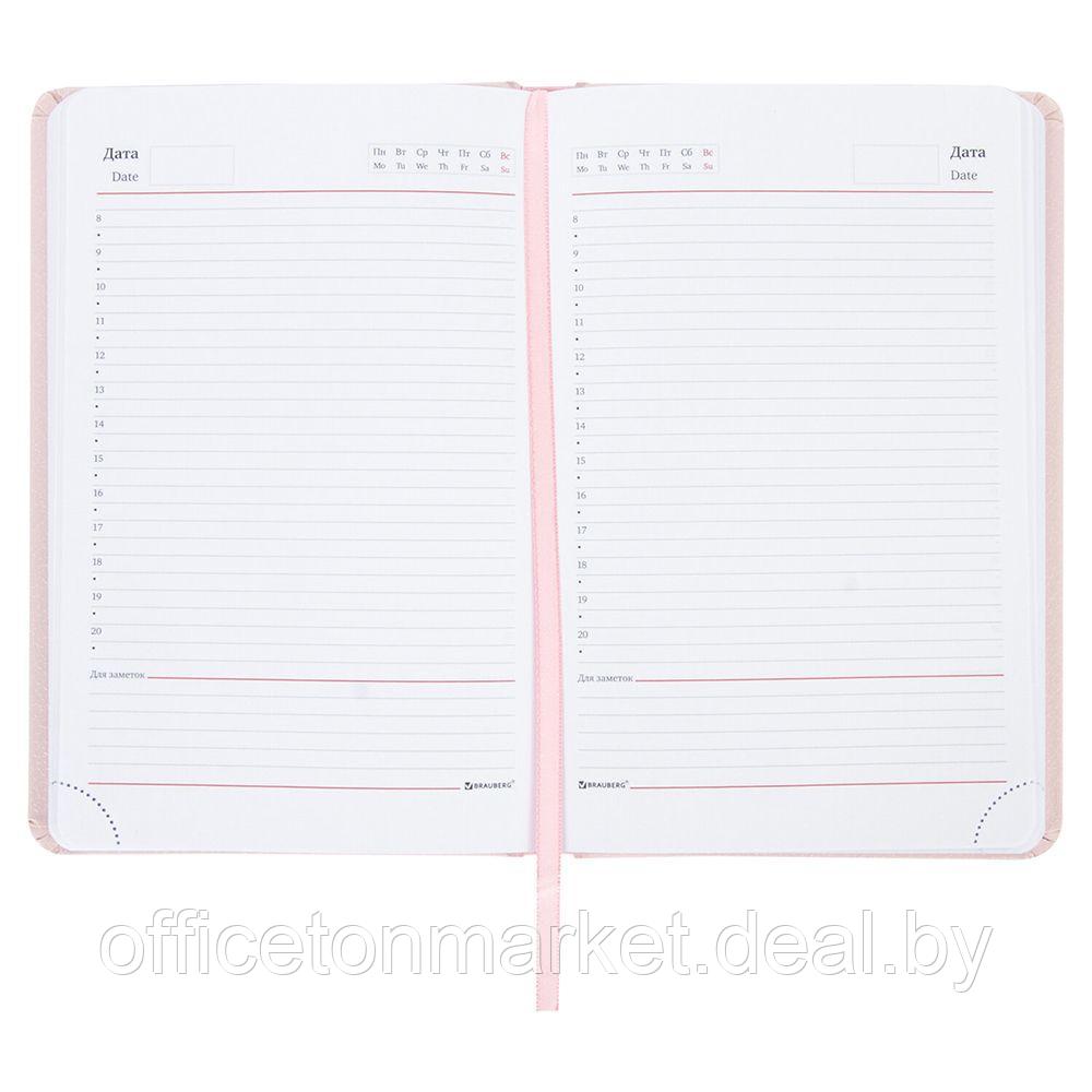 Ежедневник недатированный "Profile", А5, 136 страниц, светло-розовый - фото 2 - id-p173291628