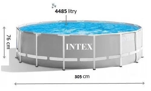 Каркасный бассейн Intex Prism Frame 26702 305x76 см с фильтр насосом - фото 3 - id-p179519721