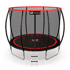 Батут V2 Trampoline 374см Redline (4 ноги) с  сеткой и лестницей