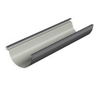 Желоб Технониколь Макси ПВХ D152/100 мм (3м) Графитово-серый