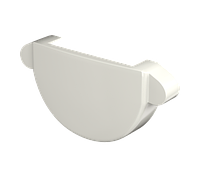 Заглушка желоба Макси Технониколь ПВХ D152/100 мм Белый