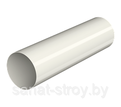 Труба водосточная (1м) Макси Технониколь  ПВХ D152/100 мм  Белый