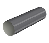 Труба водосточная (1м) Макси Технониколь  ПВХ D152/100 мм Графитово-серый