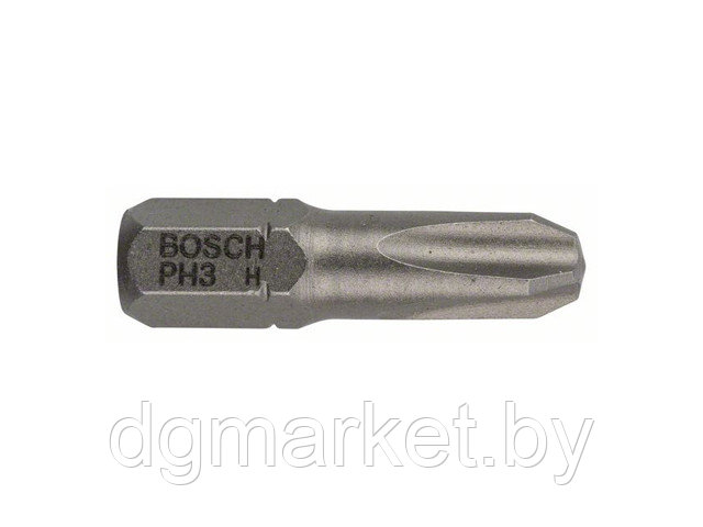 Насадка (бита) крестообразная PH3 25 мм BOSCH Extra Hart ( посадочн. шестигранник 1/4 ") - фото 1 - id-p179523166