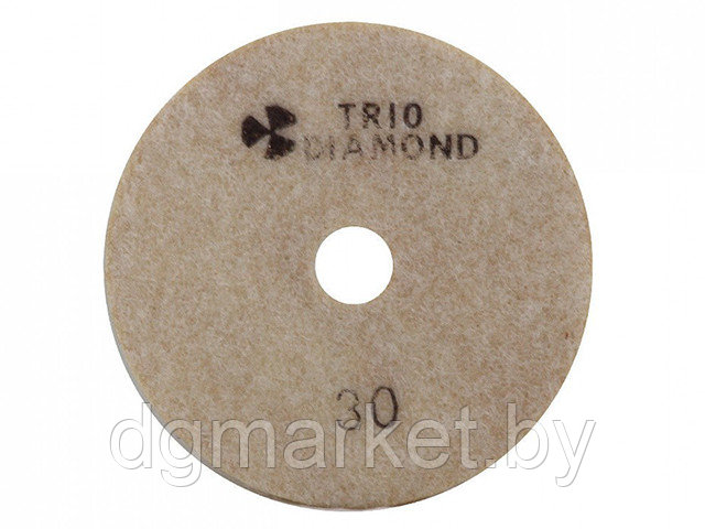 Алмазный гибкий шлифкруг "Черепашка" 100 № 30 (мокрая шл.) (Trio-Diamond) - фото 1 - id-p179533524