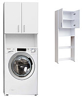 Шкаф-пенал под стиральную машину (цвет белый)