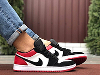 Кроссовки Nike Air Jordan 1 Low красно-черные