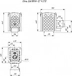 Печь для бани Былина-12 Ч, фото 2