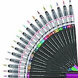 Кисть "Pentel Colour Brush", фиолетовый, фото 3