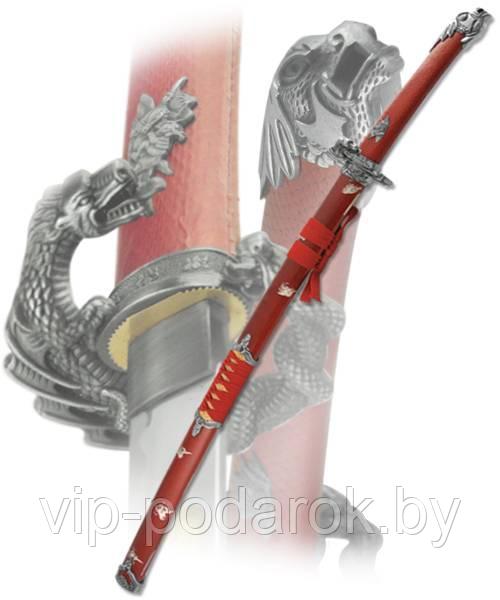 Японский меч катана «Красный Дракон» - фото 1 - id-p179544249