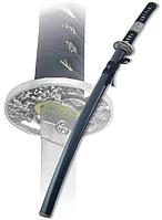 Японский меч катана черно-синий