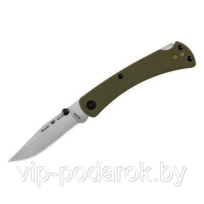 Нож складной BUCK Slim Pro TRX Green 0110GRS3 - фото 1 - id-p179544778