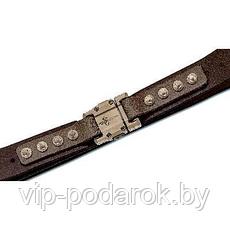 Ремень Marfione Apis Belt Distressed dark brown water buffalo