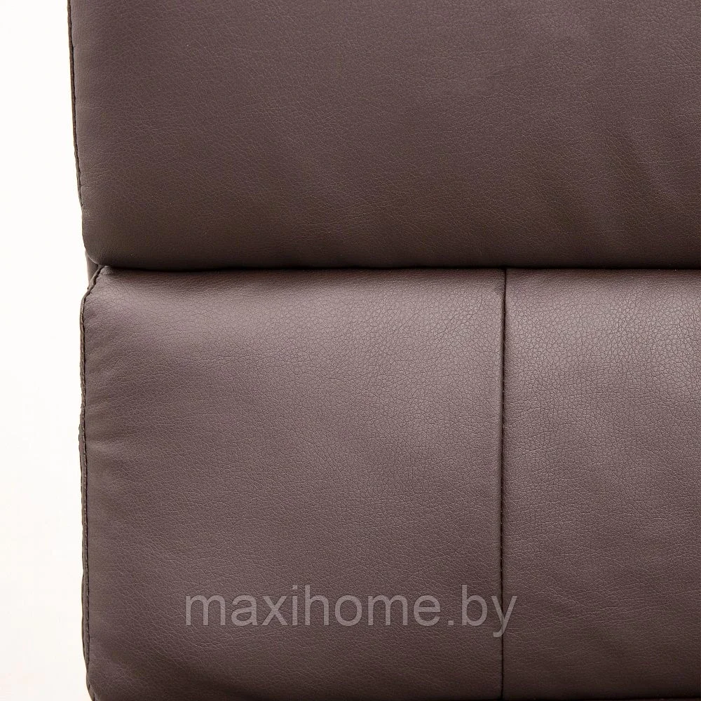 Кресло поворотное AUGUST, CHROME, ECO (темно-коричневый) - фото 10 - id-p179544921