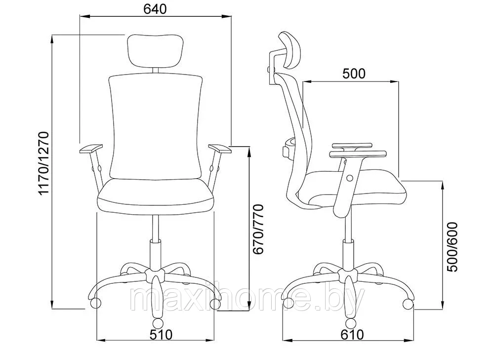 Кресло поворотное SIRIUS, ткань-сетка - фото 7 - id-p179545192