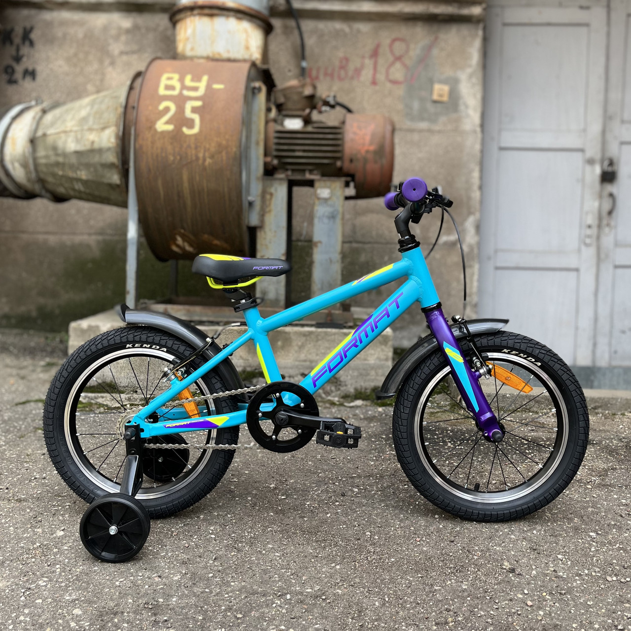 Велосипед детский Format kids 16 бирюзовый матовый