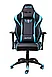 Кресло поворотное RAPTOR, ECO Синий+черный, фото 4