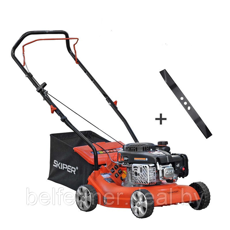 Газонокосилка бензиновая Skiper GW401 (40 см, 3.5 л.с.) - фото 1 - id-p179555604