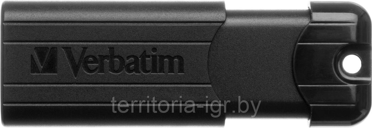 USB-накопитель 3.0 64Gb PinStripe 49318 черный Verbatim - фото 3 - id-p179557946