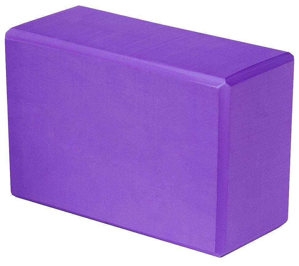 Блок для йоги ATEMI AYB02P 228x152x76 фиолетовый