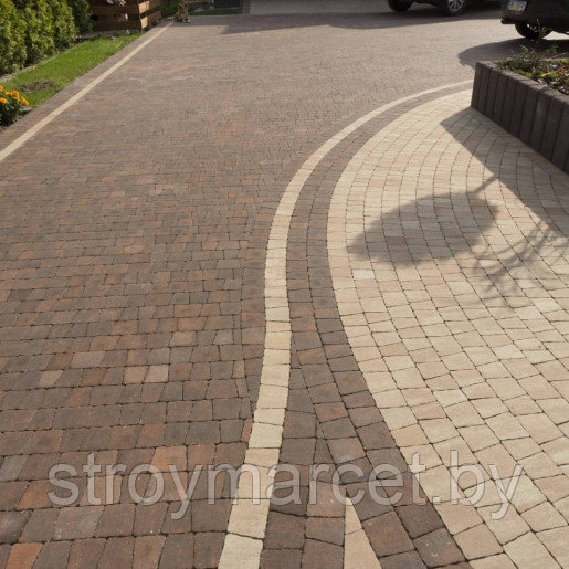 Кармино колормикс - тротуарная плитка Полбрук (Polbruk) - Гаваи,графит - фото 5 - id-p179566681
