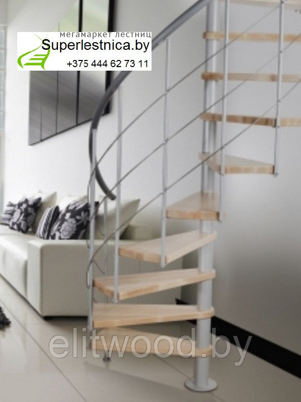 Винтовые лестницы с массивом бука NOVO - фото 1 - id-p22590488